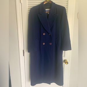 Pendleton women’s long blue wool coat size 12